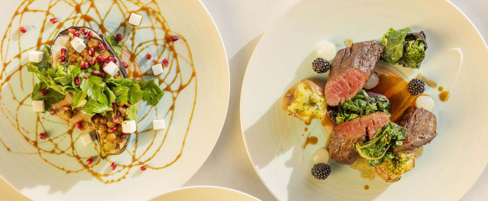 Saunton Sands Hotel Restaurant Dining Main Courses and Dessert