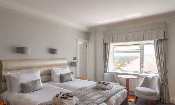 Double sea facing bedroom